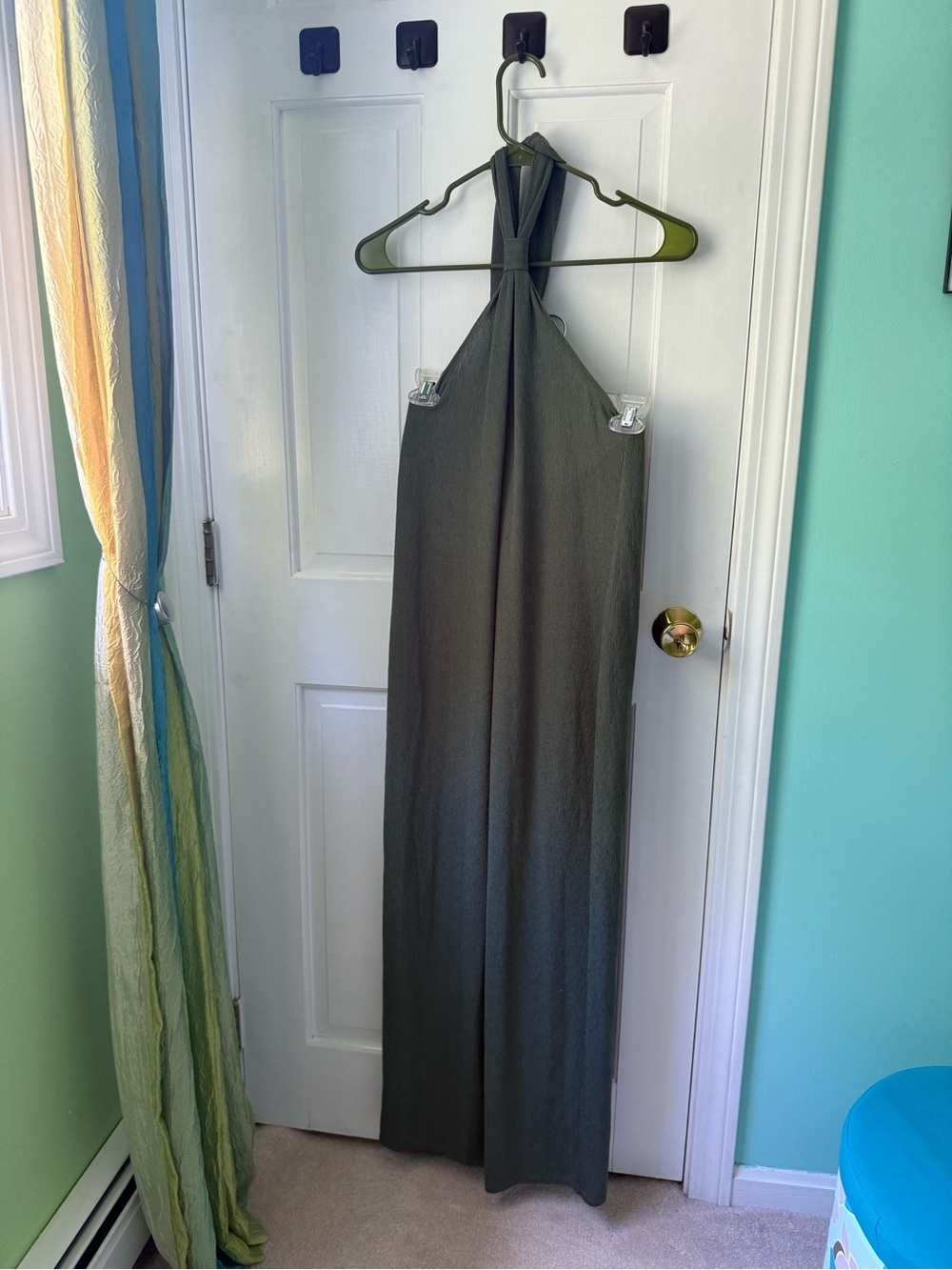 Reformation Hamilton Knit Tie-Neck Dress Size Small